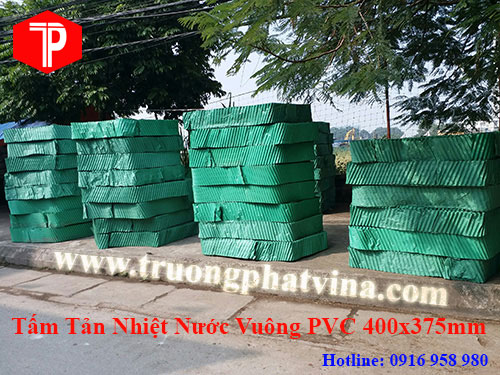 Tấm Tản Nhiệt Nước Vuông PVC 400x375mm Cho Tháp Giải Nhiệt Công Ty Tháp Giải Nhiệt Nam Sơn